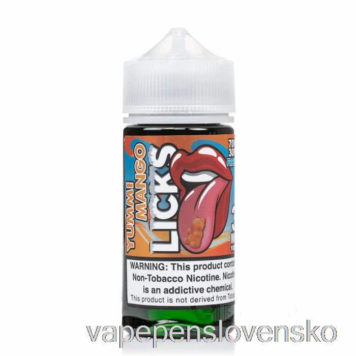 Mrazivé Yummi Mango - Lízanie Roll Upz - 100 Ml 0mg Vape Cigareta